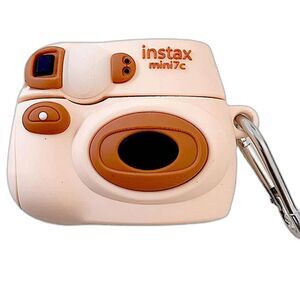 Earphone Case Silicone Compatible with AirPods, Cute Camera Design